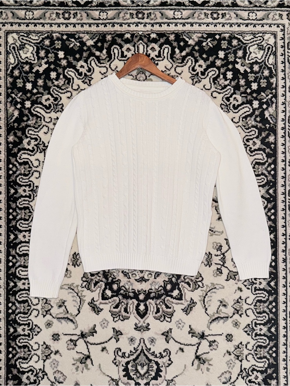 Carroll Reed cable knit sweater